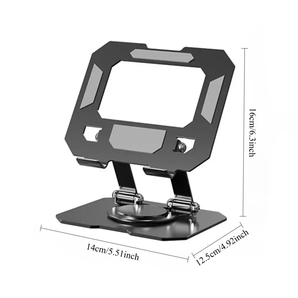 Support de tablette rotatif à 360°, pliable et ajustable pour iPad et tablettes de 4,7 à 12 pouces - Image 6