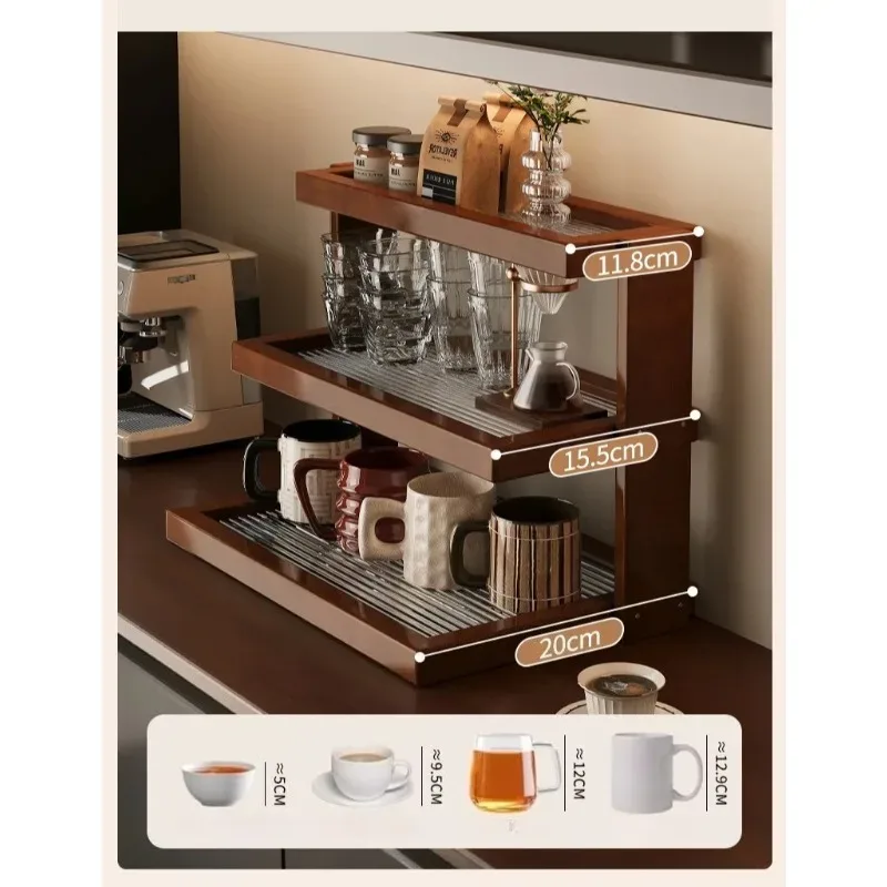 Support de rangement et organisateur de tasses pour bureau et cuisine - Image 3
