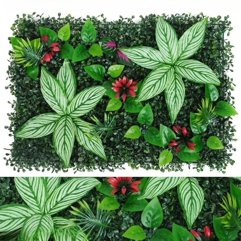 Mur végétal artificiel - Panneau de buis 40x60 cm - Image 3
