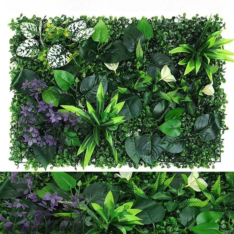 Mur végétal artificiel - Panneau de buis 40x60 cm - Image 4