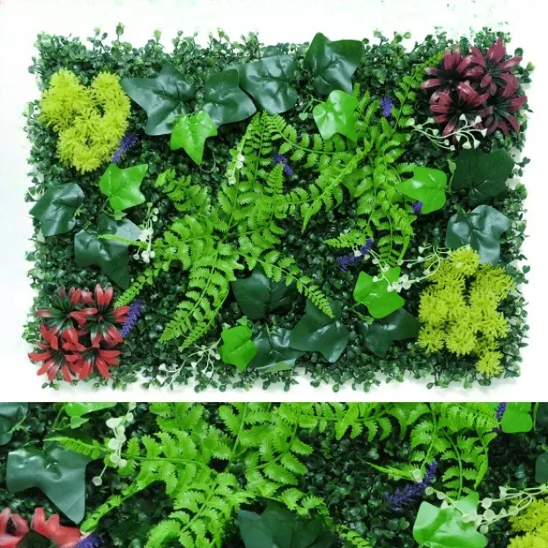 Mur végétal artificiel - Panneau de buis 40x60 cm - Image 1