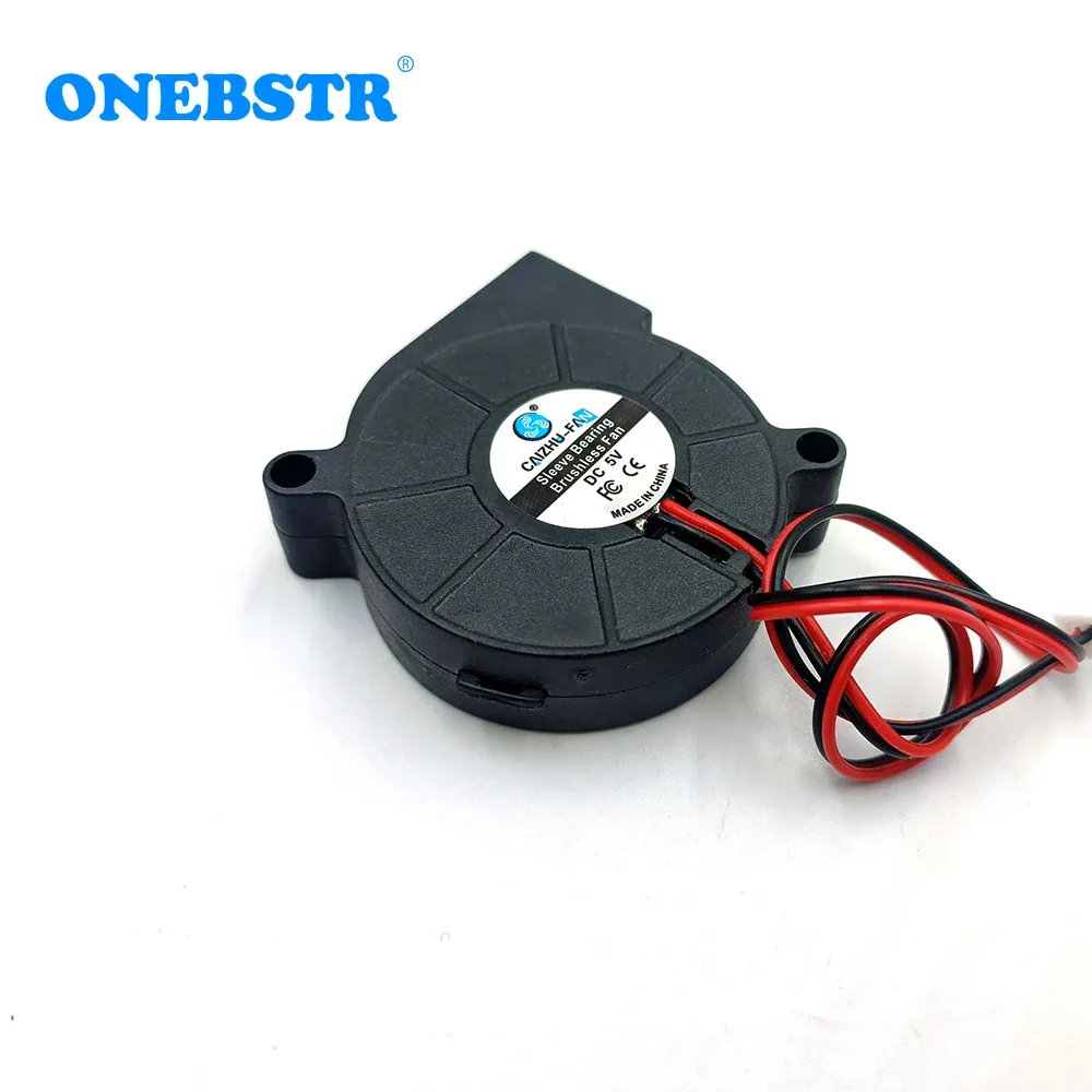 Ventilateur centrifuge Brushless 5015 DC 5V/12V/24V pour imprimante 3D 4