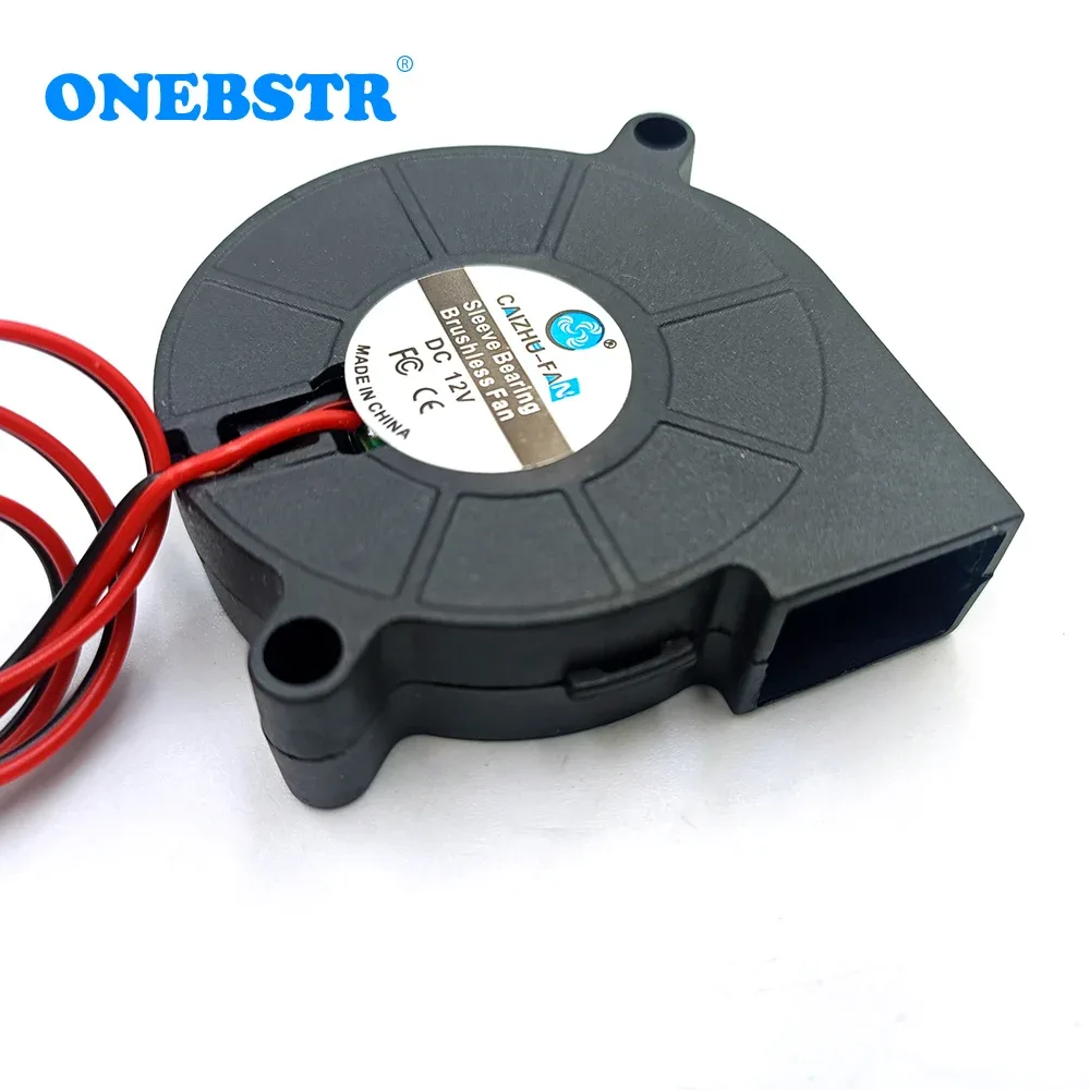 Ventilateur centrifuge Brushless 5015 DC 5V/12V/24V pour imprimante 3D 3