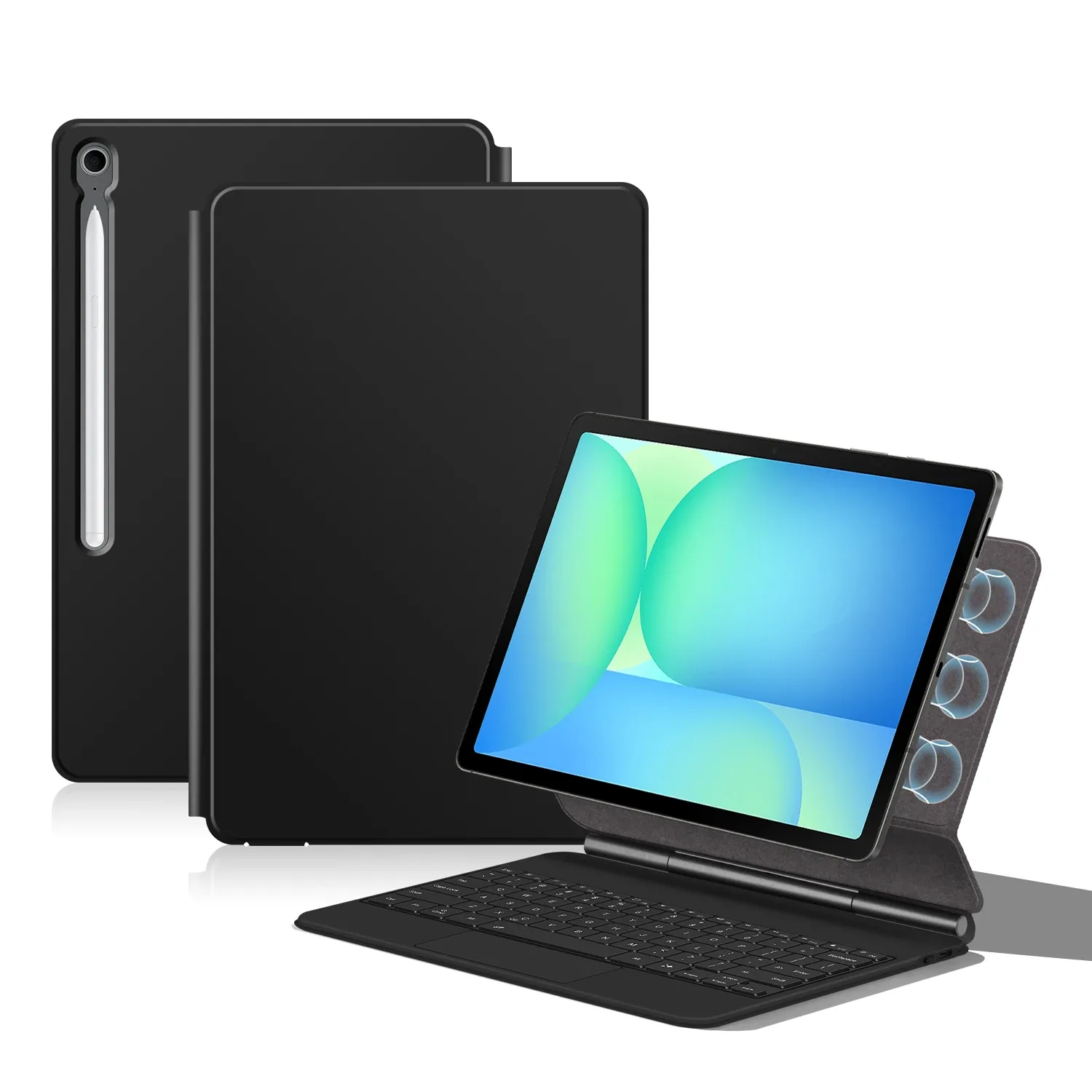 Étui Clavier Magnétique pour Samsung Galaxy Tab S10 FE+ (13,1") - Housse Folio Intelligente - Image 2