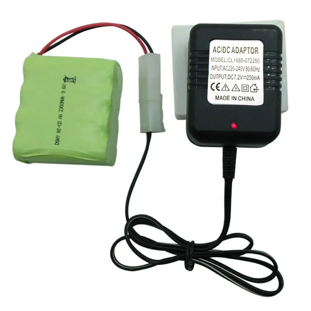 Chargeur USB pour batteries NiCd/NiMH 7,2V et 9,6V pour jouets RC (Connecteur 2 broches) 6