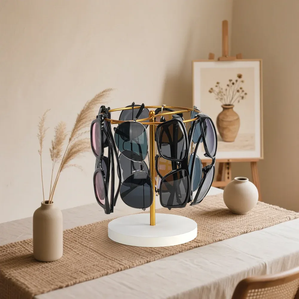 Support de rangement en métal pour lunettes avec base antidérapante - Image 3