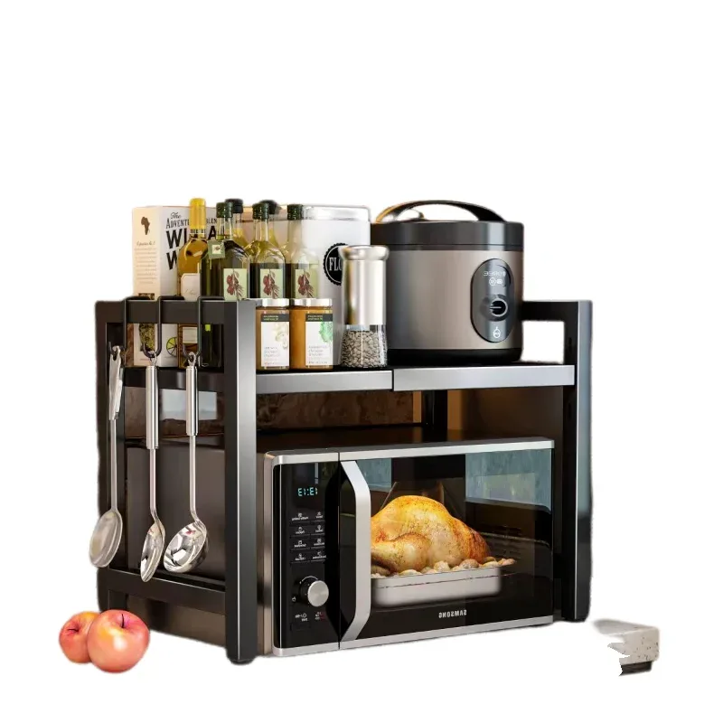 Étagère de cuisine extensible pour micro-ondes et four - Image 6
