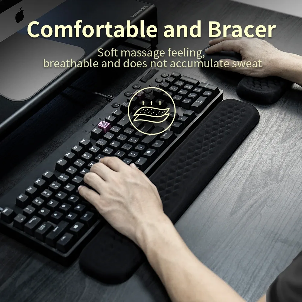 Détails ergonomiques du clavier