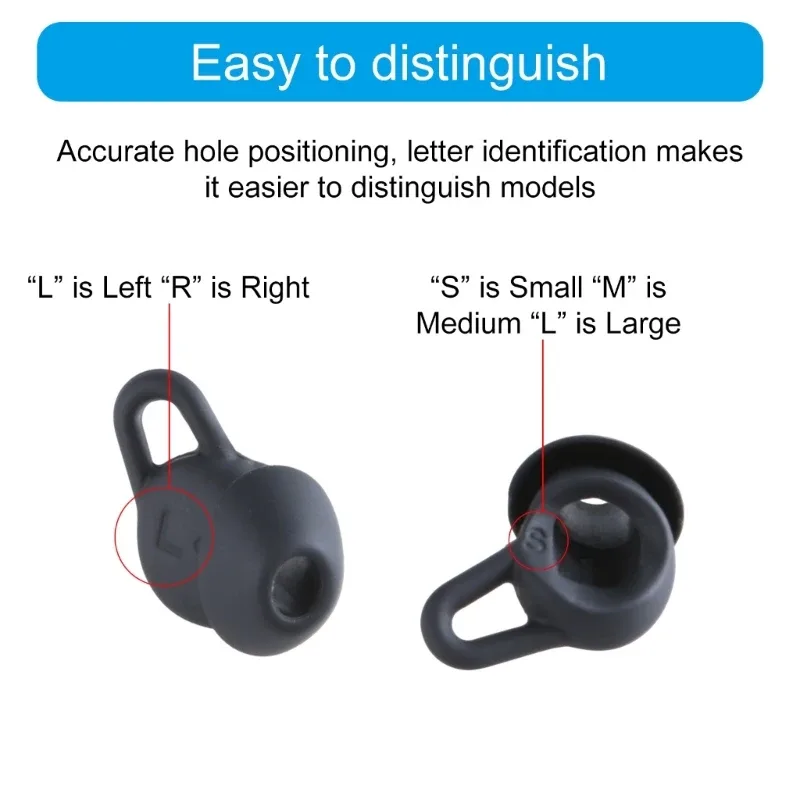 Embouts en silicone pour HUAWEI Freelace Pro 2 - 6 pièces - Image 6