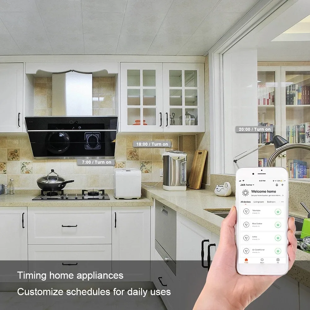 Prise Connectée WiFi 16A Tuya - Compatible Alexa et Google Assistant - Image 6