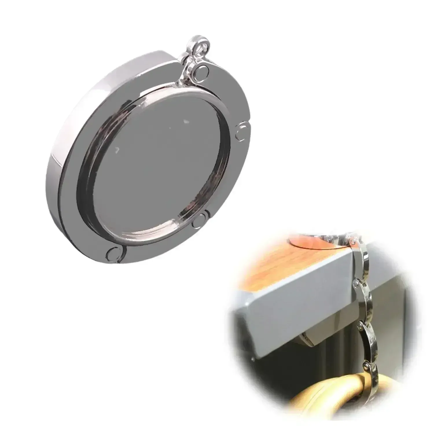 Accroche-sac pliable en cristal pour table 3