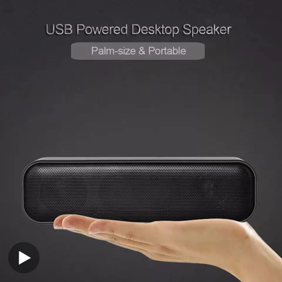 Barre de son USB filaire pour ordinateur et TV - Image 1