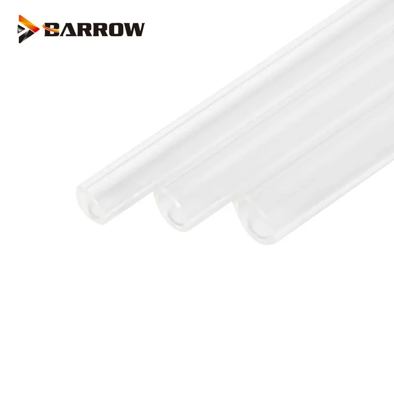 Tube rigide transparent Barrow en acrylique PMMA pour watercooling - 500 mm (8x12mm/10x14mm/12x16mm) - Image 1