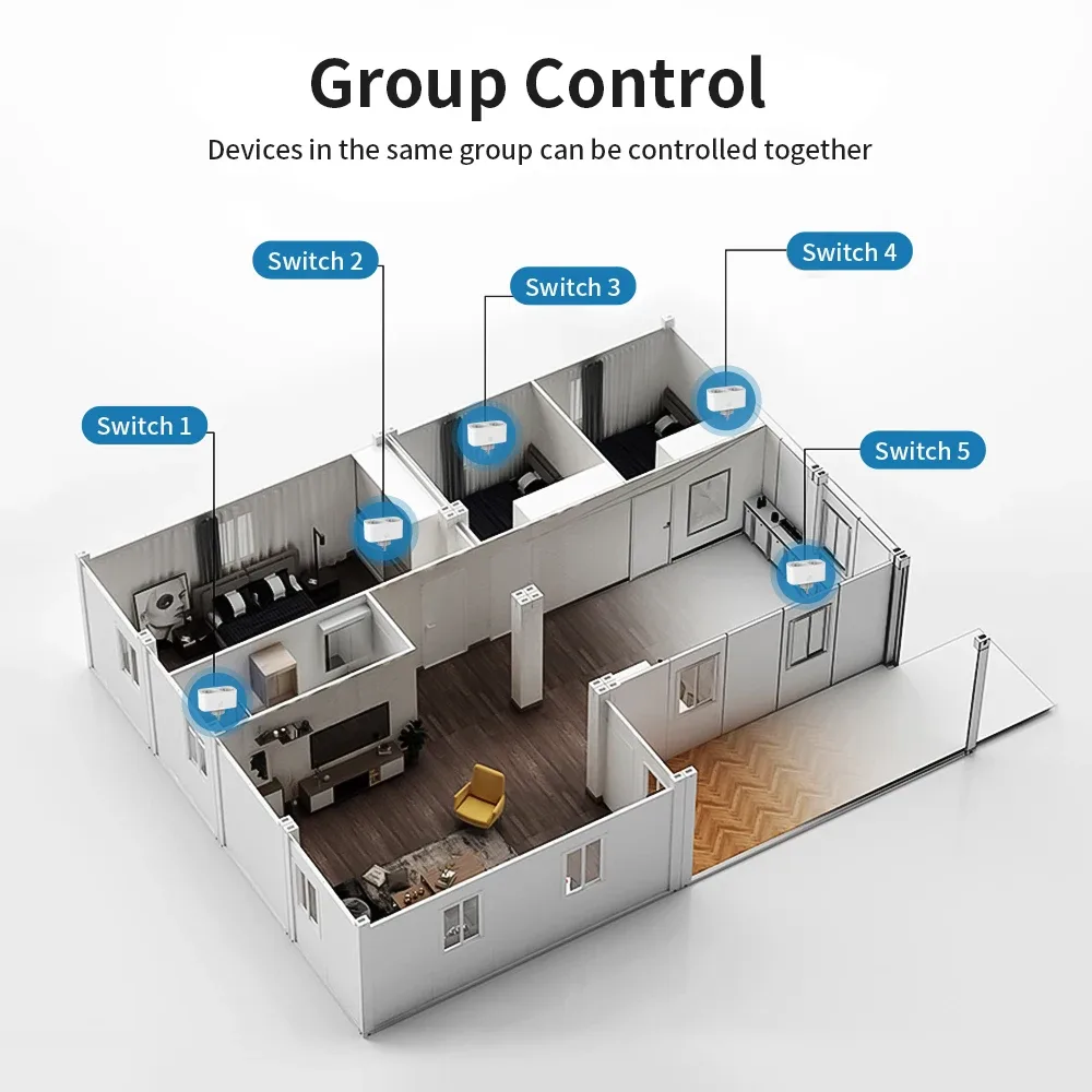 Double Prise Connectée WiFi 16A TNCE - Suivi de Consommation - Compatible Tuya, Alexa et Google Home - Image 4