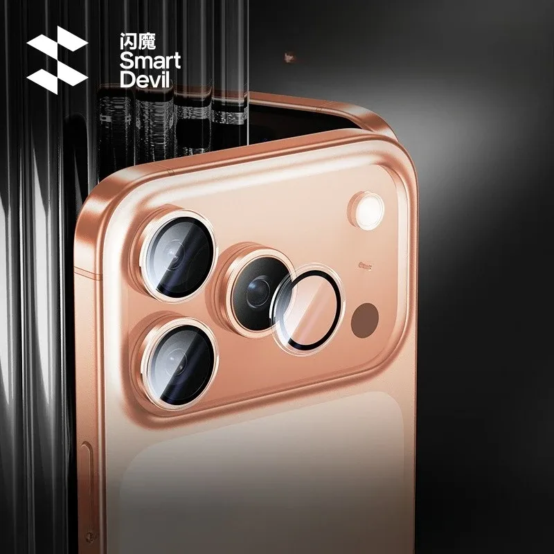 SmartDevil Protection d'objectif en verre trempé pour iPhone 17 Pro Max, 17 Pro, 17 Air, 16 Pro Max et 16 - Image 1