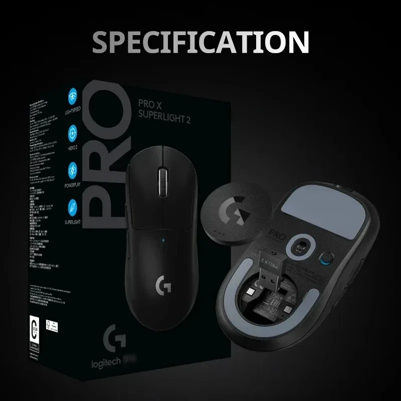Logitech G PRO X SUPERLIGHT 2 - Souris Gaming Sans Fil, Capteur HERO 2, 32000 DPI, 5 boutons programmables - Image 6
