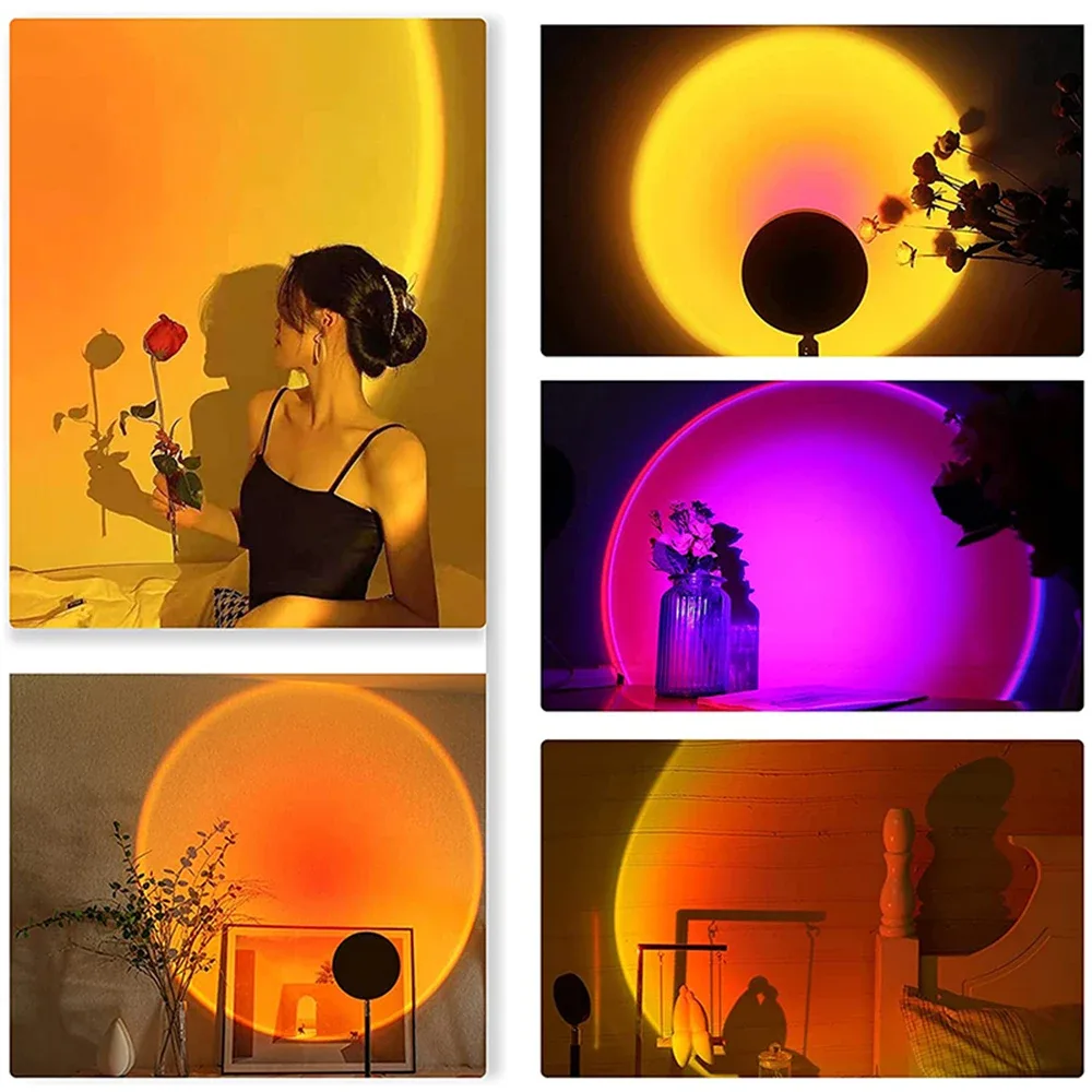 Lampe Projecteur Coucher de Soleil Connectée Tuya - USB 5V - Image 2