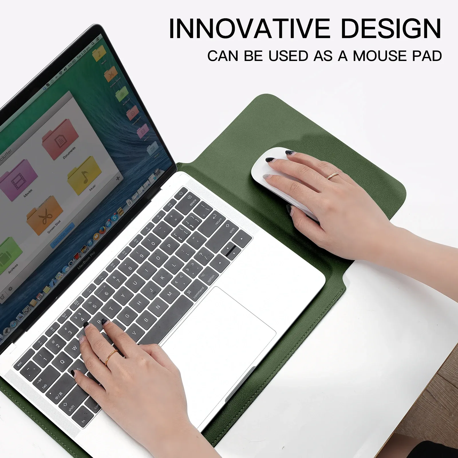 Housse pour ordinateur portable 11 à 16 pouces - Compatible MacBook Air, MacBook Pro, Dell, Surface et Xiaomi - Image 2