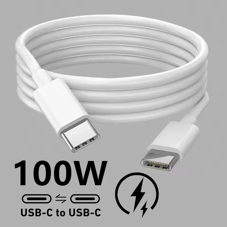 Câble de charge rapide USB-C vers USB-C 100W PD - Image 1
