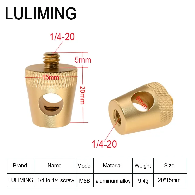 Adaptateur de support 1/4" pour éclairage de camping - Image 6