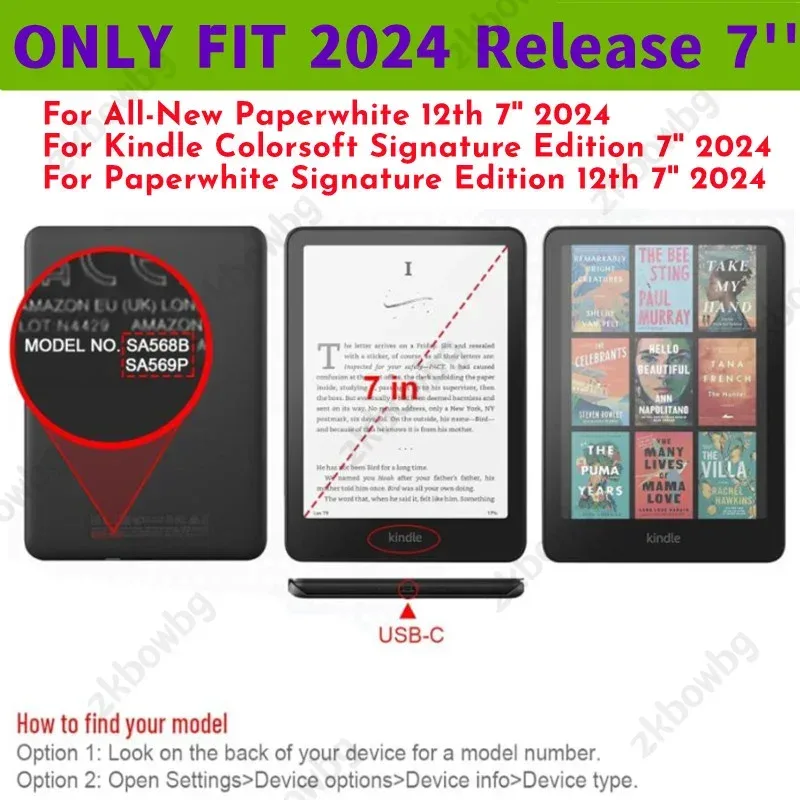 Vue principale de l'étui Kindle