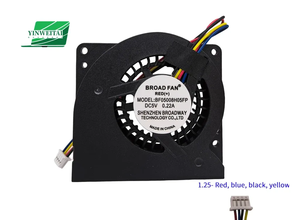 Ventilateur de processeur pour Mini PC Firebat T8 Pro - DC 5V 0.2A - 4 fils (MD5008HS / BF05008H05FP) - Image 5