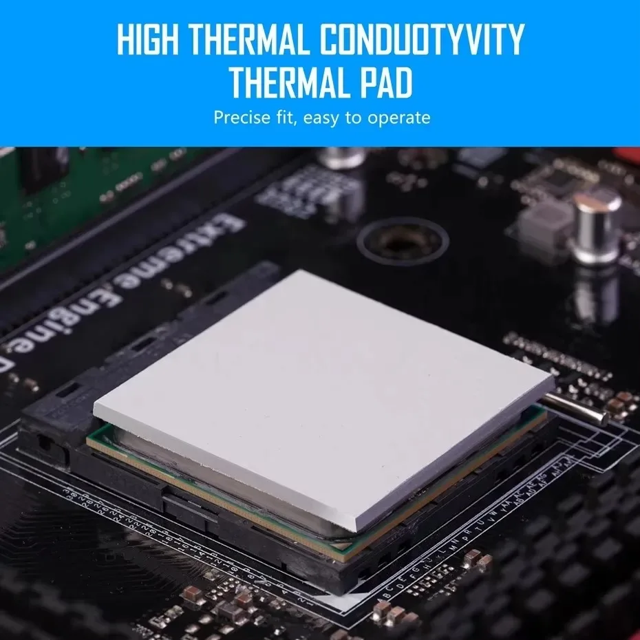 Pad thermique en silicone UPSIREN 100x100mm pour CPU et GPU - Image 3