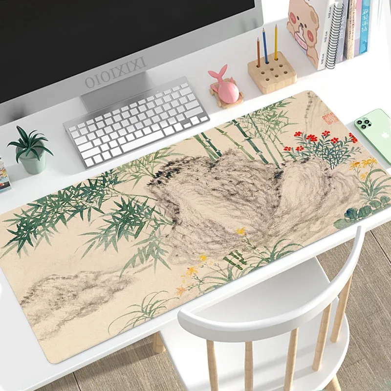 Tapis de souris XXL - Design peinture à l'encre chinoise - Image 4
