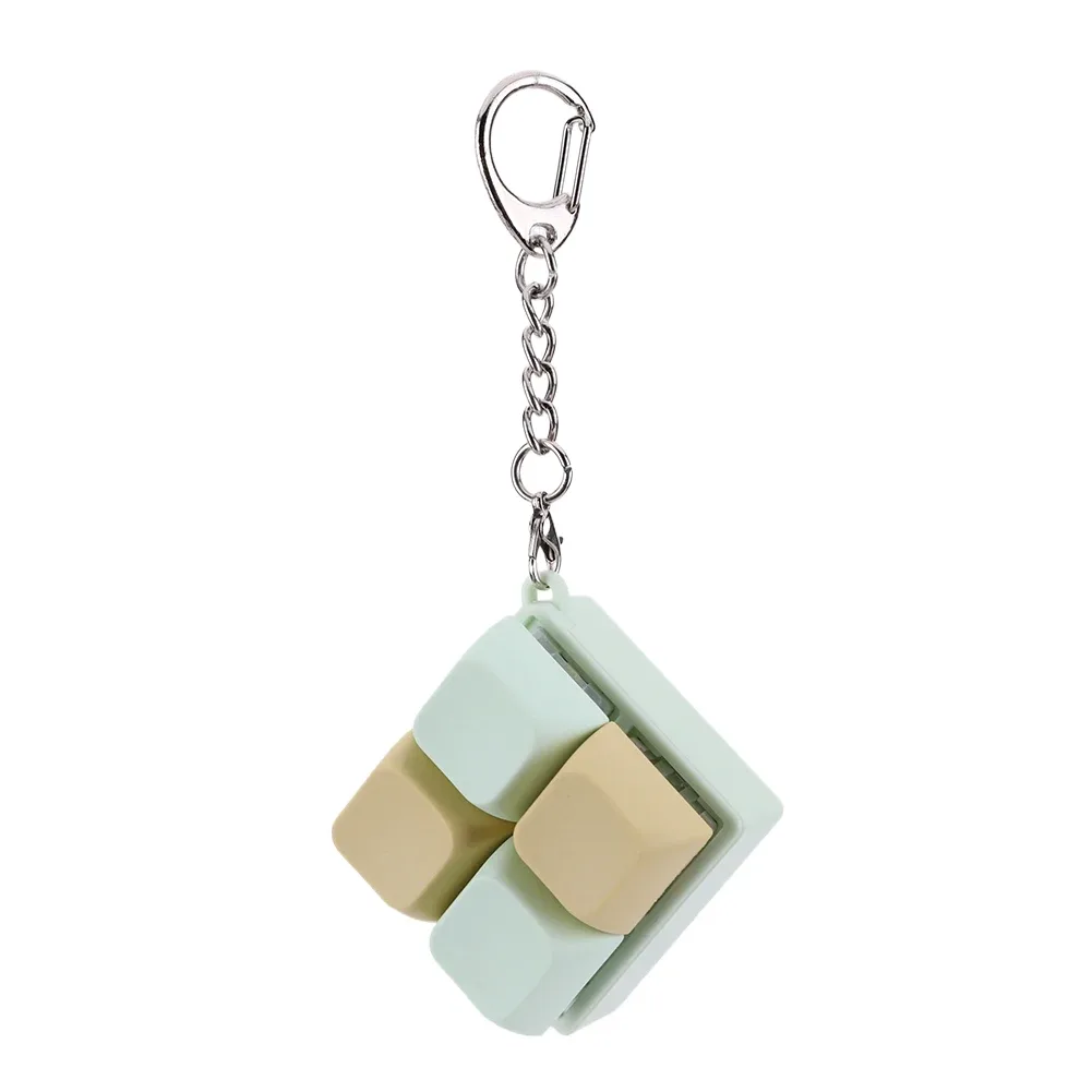Porte-clés Fidget Clavier Mécanique à 4 Touches - Jouet Anti-stress 9