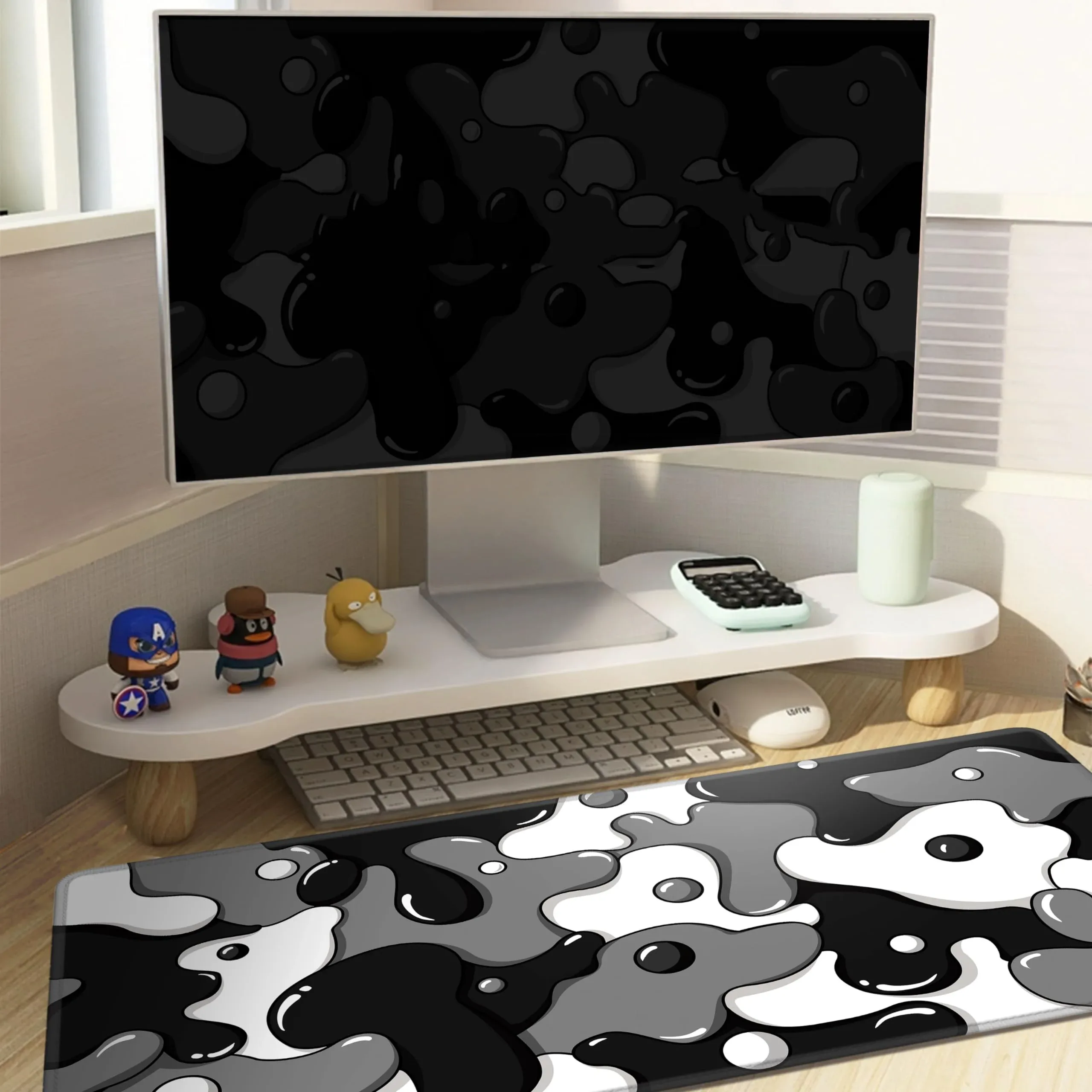 Détails des finitions du tapis de souris