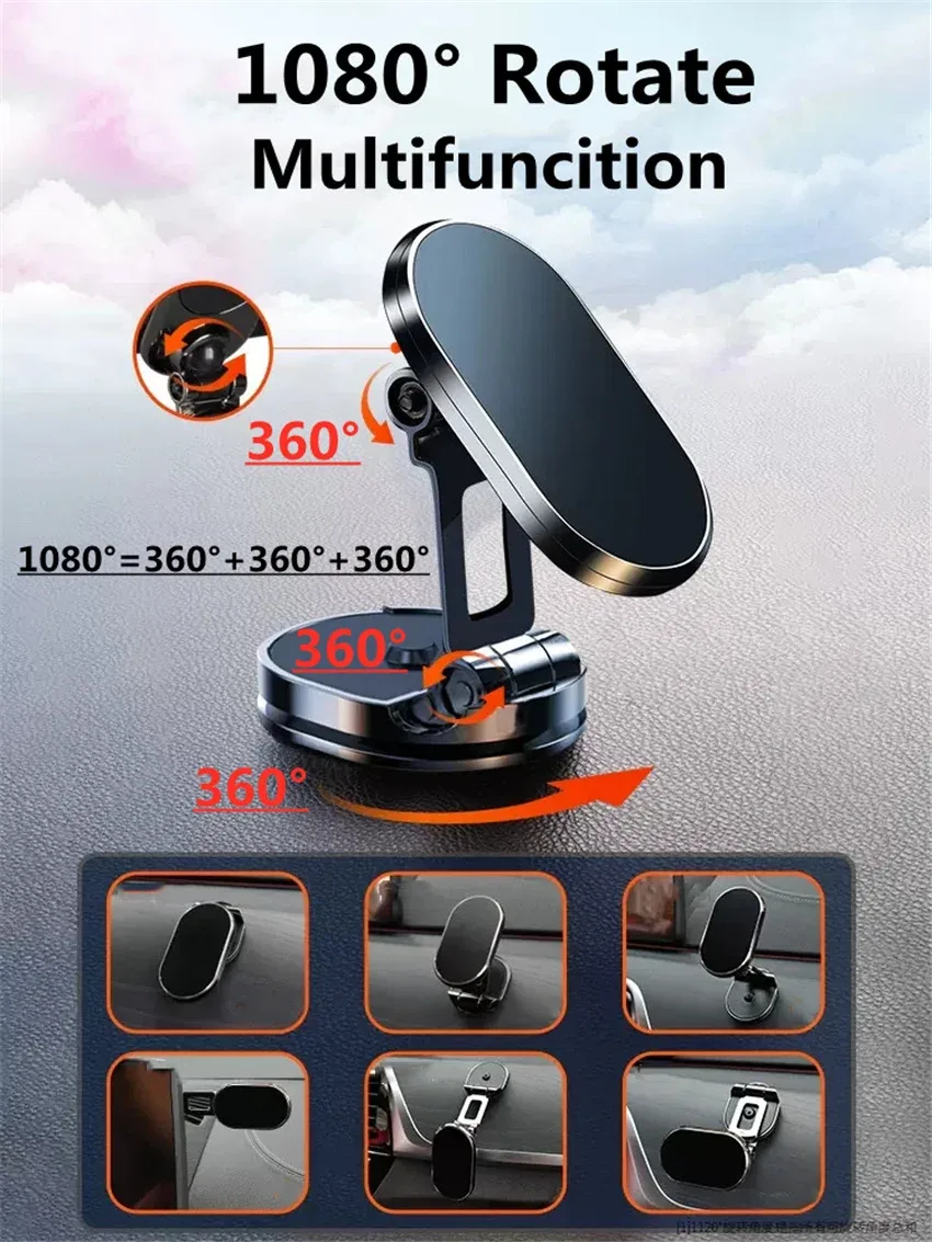 Support de téléphone voiture rotatif