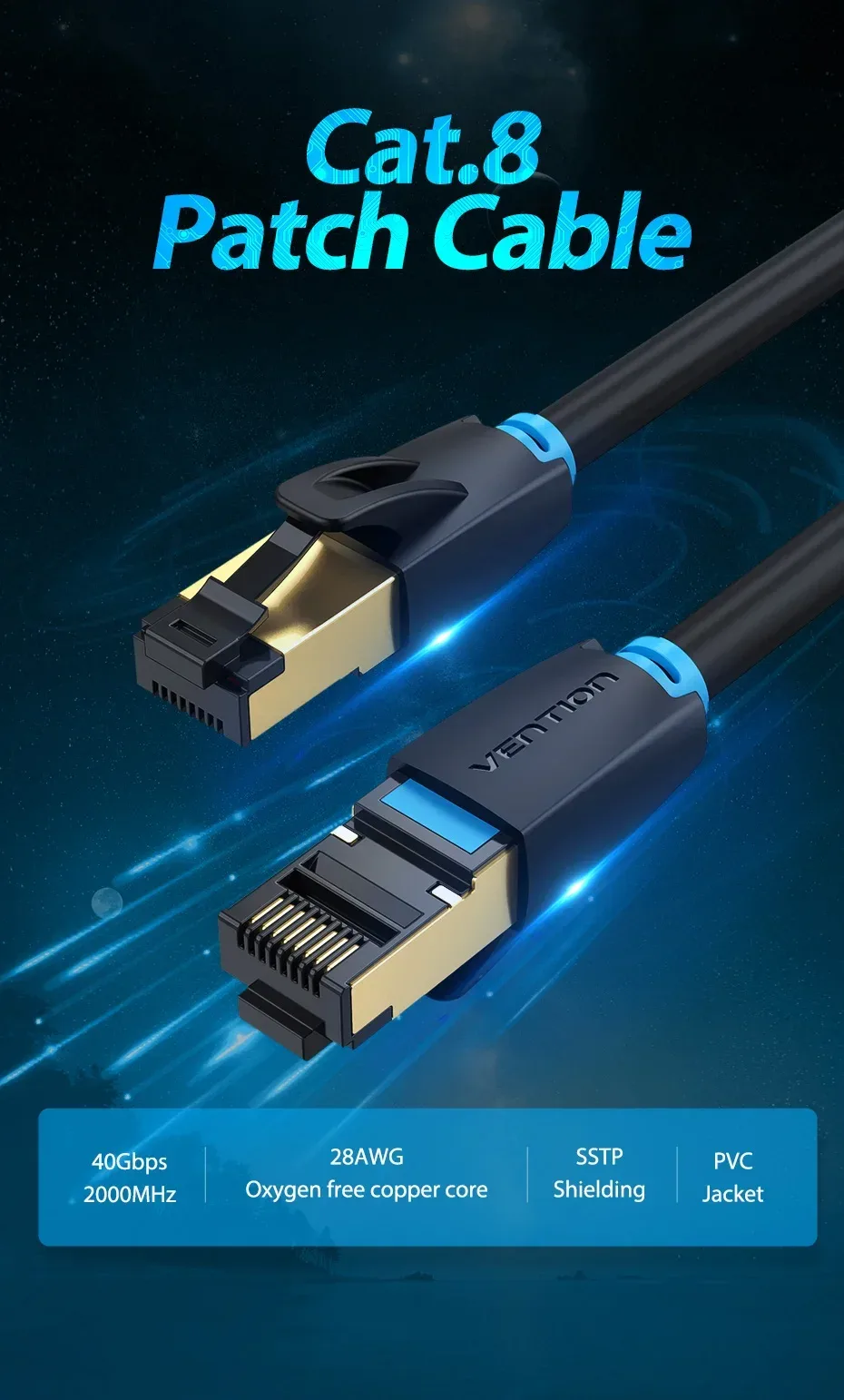 Vention Cat8 Ethernet Cable