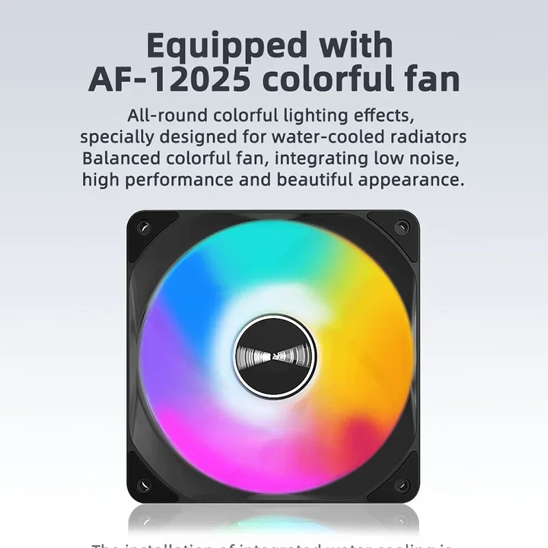 TEUCER AF-S240 - Kit de Refroidissement Liquide AIO 240mm pour Processeur avec Ventilateurs RGB - Compatible Intel LGA1700/115x et AMD AM4/AM5 - Image 3