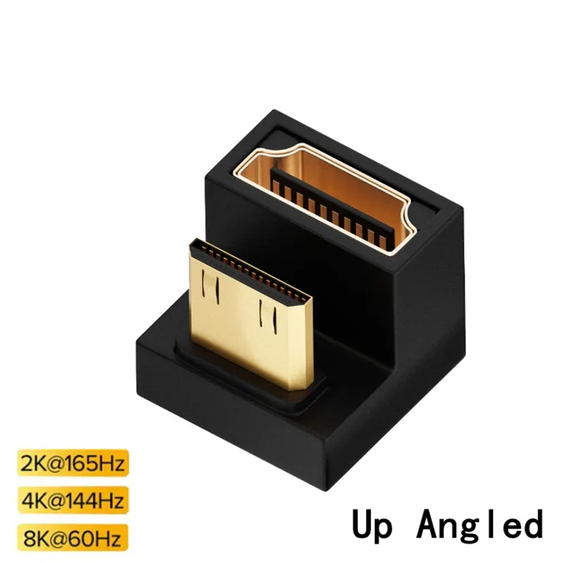 Adaptateur d'extension Mini HDMI vers HDMI 8K - Mâle vers Femelle - Angle à 90° 13
