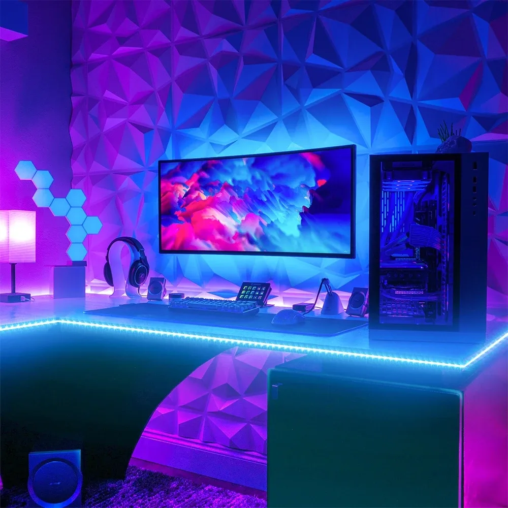 Ruban LED Flexible Multicolore à Piles avec Télécommande - Image 3