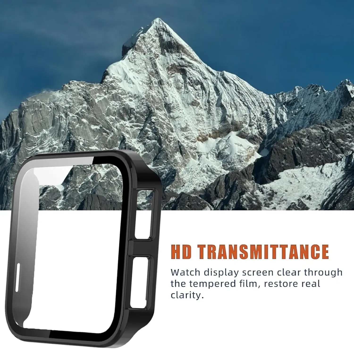 Coque de protection en PC avec verre trempé pour Garmin Venu x1 - Image 5