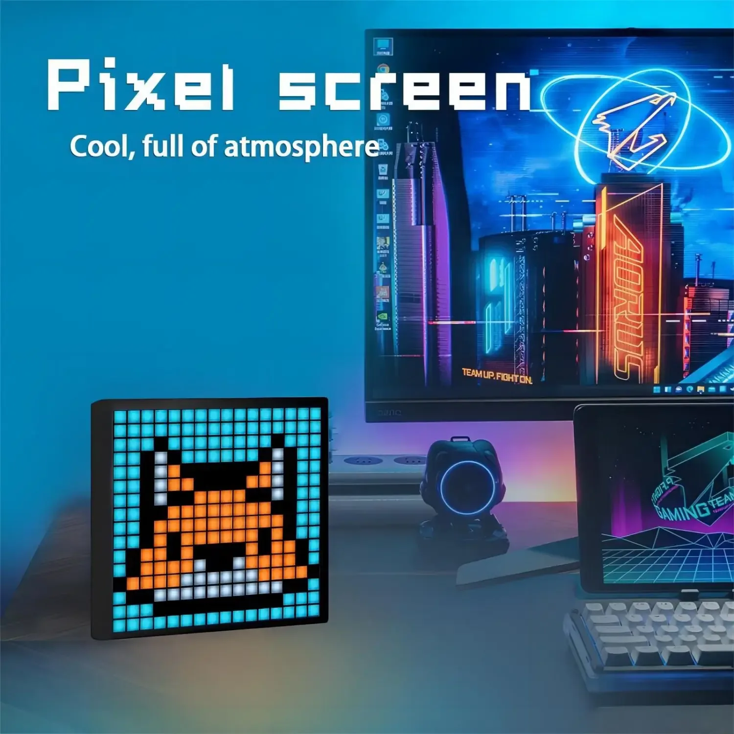 Écran Matriciel LED Pixel Art Intelligent - RGB, Bluetooth avec Contrôle par Application - Image 4