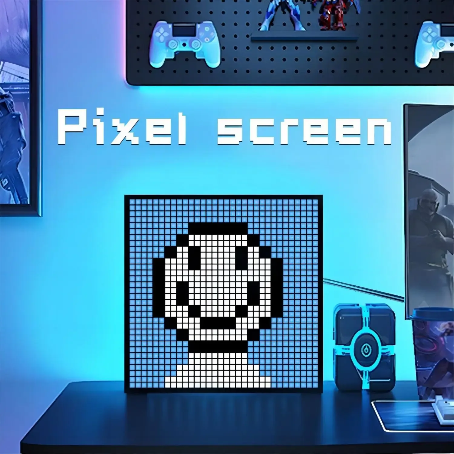 Écran Matriciel LED Pixel Art Intelligent - RGB, Bluetooth avec Contrôle par Application - Image 1