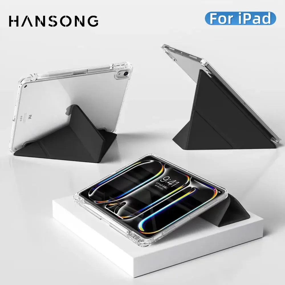 Étui Magnétique Pliable pour iPad Pro, iPad Air et iPad (9,7 à 13 pouces) - Image 1