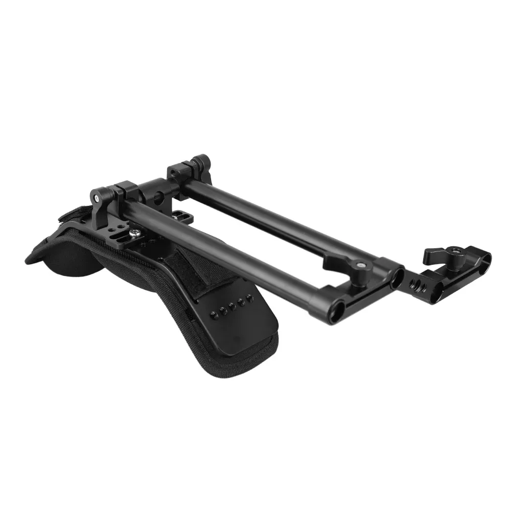 HDRIG Support de montage déporté en Z avec pince de 15 mm pour caméscopes et reflex numériques - Image 3