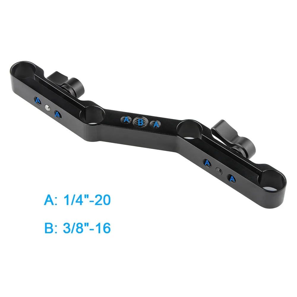 HDRIG Support de montage déporté en Z avec pince de 15 mm pour caméscopes et reflex numériques - Image 5