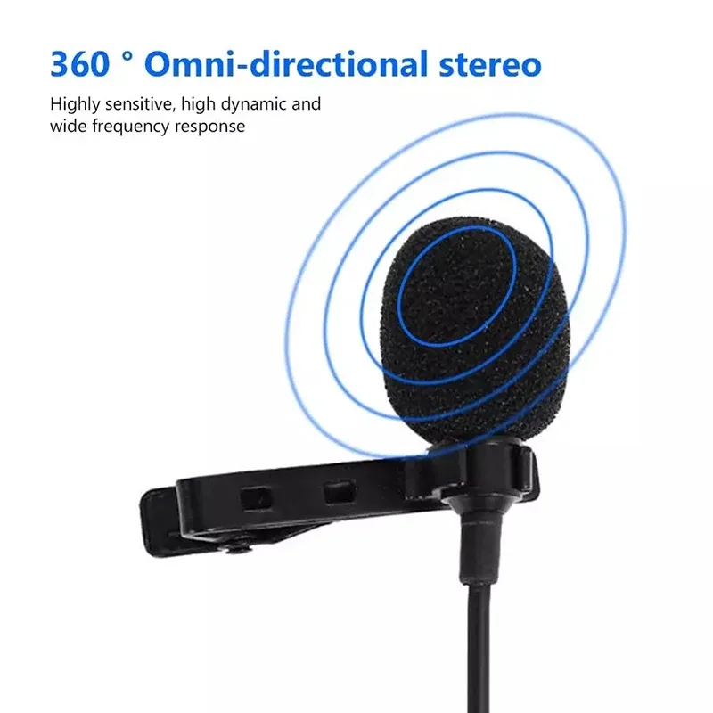Microphone cravate filaire à condensateur (Jack 3,5 mm et USB-C) - Image 5