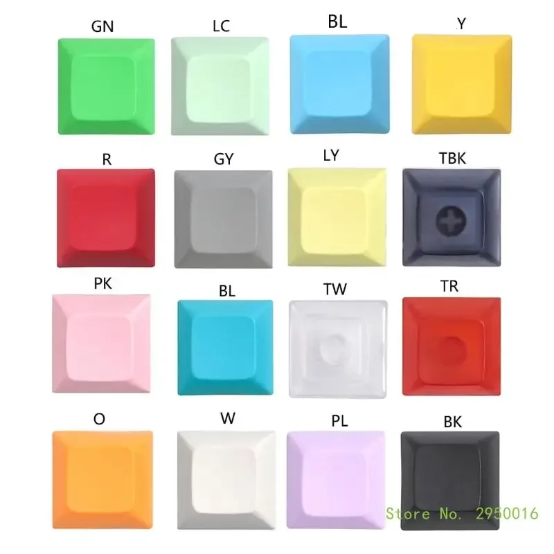 Lot de 20 keycaps vierges profil DSA 1U pour clavier mécanique - Image 2