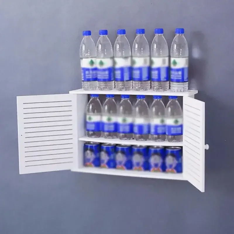 Étagère murale pour routeur Wi-Fi et organisateur de câbles sans perçage - Image 6