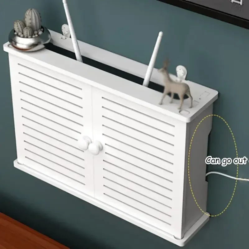 Étagère murale pour routeur Wi-Fi et organisateur de câbles sans perçage - Image 5