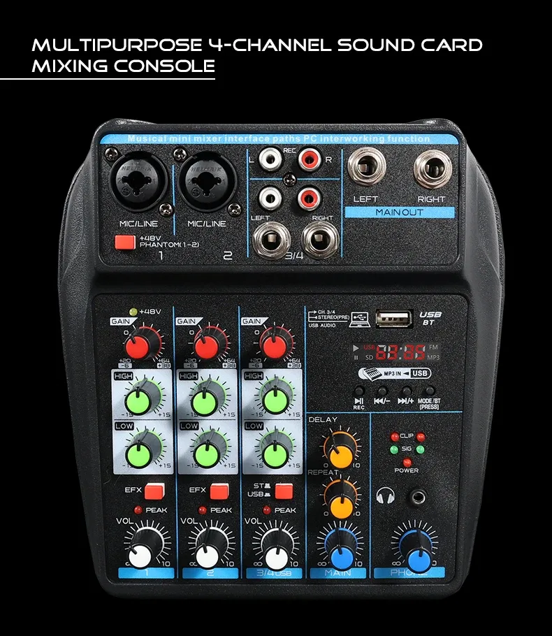 Table de mixage professionnelle