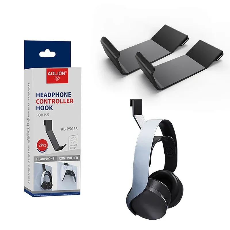 Vue rapprochée du support de casque PS5