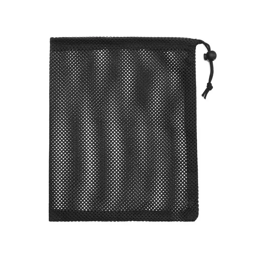 Trousse de rangement multi-usage en maille de nylon noir 9