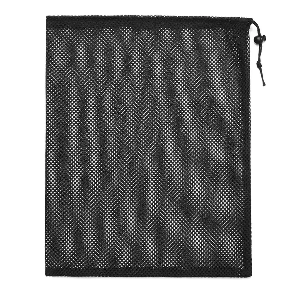 Trousse de rangement multi-usage en maille de nylon noir 14