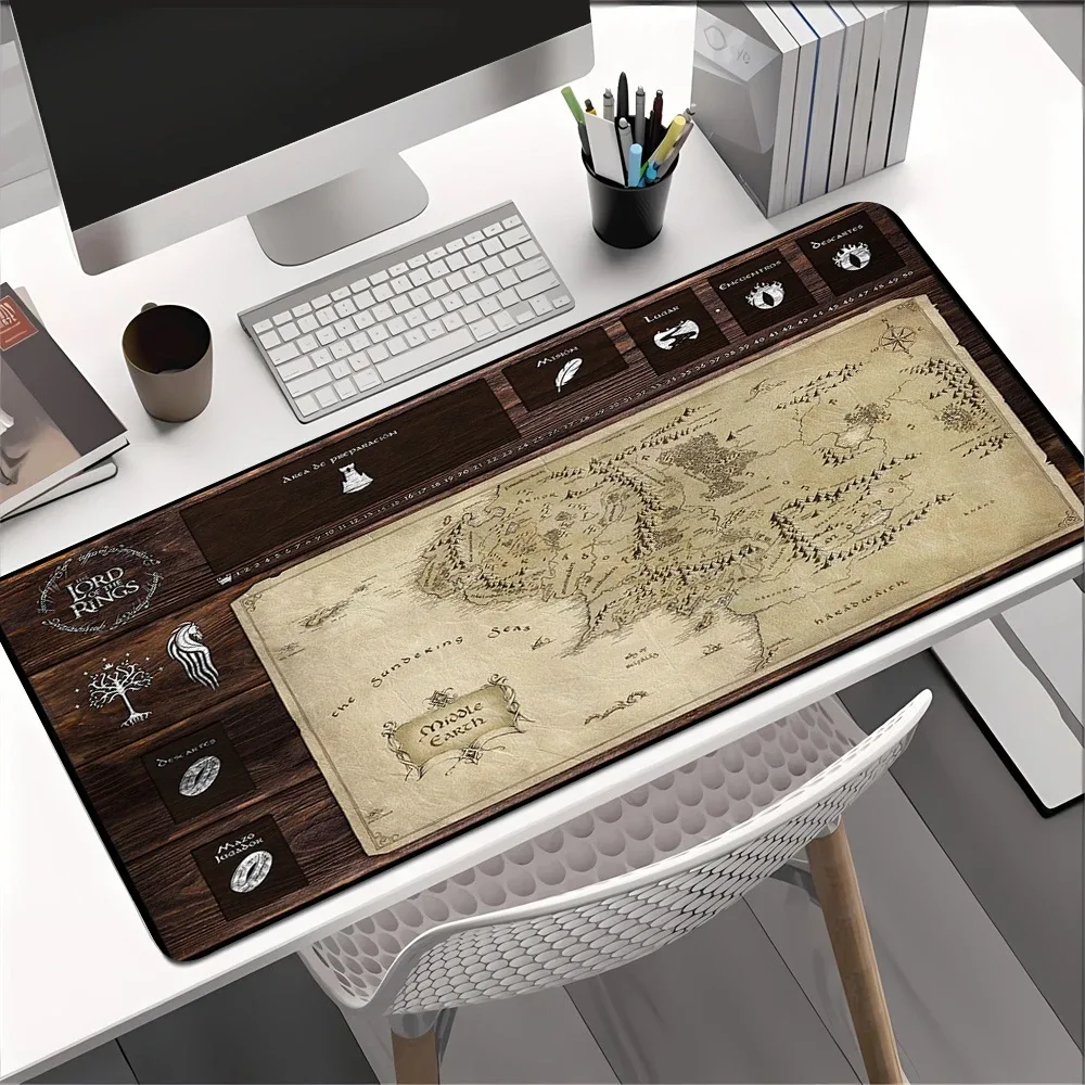 Tapis de souris XXL Le Seigneur des Anneaux - Gaming et antidérapant - 1000x500mm - Image 5